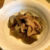 茄子と豚肉の味噌炒め